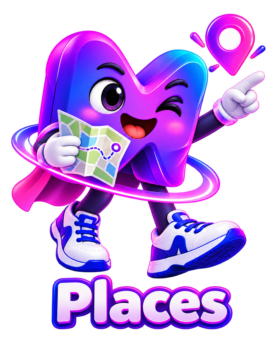 Meetra One Places mascot